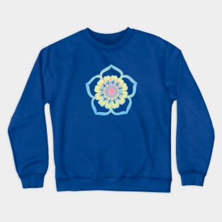 Digital daisy Crewneck Sweatshirt